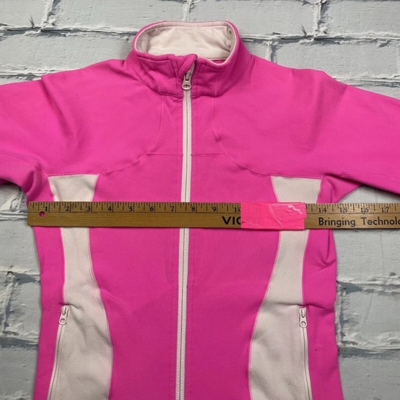 Lululemon Sonic Pink Lightweight Activewear Jacket Women’s Sz 4 Limited Edition - Picture 8 of 13